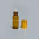 Roll-on perfume bottle 4ml glass roll on bottle with metal roller ball