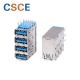 4 Port USB 3.0 Female Connector Type AF Right Angle With Copper Alloy Shell