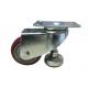Metal Pipe Adjuster PVC / PU Heavy Duty Caster Wheels for Pipe Rack System