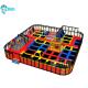 Colorful Children'S Indoor Trampoline Park Equipment Commercial  Fun Filled