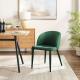 Velvet Upholstered Modern Chairs Anti Abrasion Practical For Dining Room