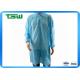 Snap Button Disposable Lab Coat With Elastic Cuff