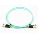 10G OM3 2 Core Multimode Fiber Optic Cable ST SC LC FC Connector Type