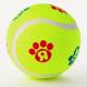 4inch pet toy tennis ball with custom logo printed
