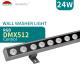 IP67 SMD3030 RGB 500LM Wall Washer Light 24W Hanging