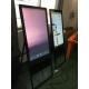 Portable Digital Signage Kiosk , Foldable Digital Lcd Poster Display 43 Inch 50/60 HZ TOUCH SCREEN KIOSK