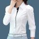 F4856  lady fashion shirt fabric cotton/poly  spandex plain 40SX75D+40D 105GSM 57/58