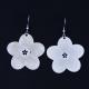 Fashion High Quality Ladies Women Girls Stainless Steel Thin Slices Earrings LEF246