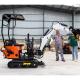 Wheel Towable Hydraulic Crawler Excavator Mini Backhoe Loader