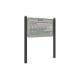 Top Outdoor Fitness Equipment Outdoor Gym Equipment for Park Sign Board for Fitness