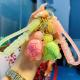 Cartoon Keychain Star Car Key Ring Demon Rabbit Charm Bag Accessory For Women