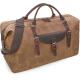 Oversized Waterproof Weekend Overnight Bag Travel Carry On Tote With Waxed