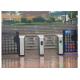 Automatic Entrance Speed Flap Security Turnstile Barrier Gate For Natatorium