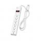 6 outlet Power Strip and Extension Socket With 15A Circuit Breaker