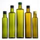 Collar Material Glass Dark Green Square Bottles 250ml 500ml 700ml for Cooking Olive Oil