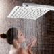 304 Stainless Steel Rain Shower Head 8 / 10 / 12 Inch Size With Chrome Surface Treatment