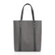 Printing Eco Friendly Shopping Bags Custom Zipper Pocket Leather Shopper Tote