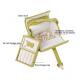 Full Set Leather Travel Jewellery Box , Clear Personalized Travel Jewelry Case