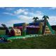 Children Inflatable Obstacle Course Run EN14960 Huge Jungle Inflatables