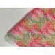 Colorful Printed Faux Leather Fabric SGS Certified 0.6±0.1mm Thickness
