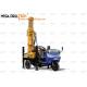 Deep Rock Water Well Crawler Drilling Rig with hydraulic outriggers
