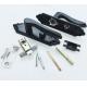 Zinc Alloy Door Handle Lock Set , 304SS Mortise Lock With Handle 900g Weight
