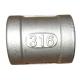 150lbs 1/2 1/4 Bsp Stainless Steel Pipe Fittings Female Threaded Equal Coupling Socket Banded