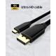 24k Gold Plate Type C To DisplayPort 4K 60Hz Cable Compatible For MacBook