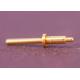 Small Size Spring Loaded Connector High Stability Gold Palted Surface Treatment
