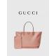 Pink Canvas Gucci Ophidia GG Medium Tote Shoulder Bag For Business Travelling