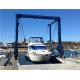Customized 10m Span Boat Lift Crane With Belt
