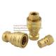 Pneumatic and hydraulic quick coupling / interchange hydraulic couplings / Brass ISO B BSP Female plug & carrier