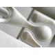 Thermoformed Wet Press Molded Pulp White Protective Pure Fiber Pulp Plastic Free