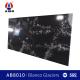Black Calacata Artificial Quartz Kitchen Countertop With Coherent Pattern Marble looking
