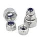 DIN985 A2 Stainless Steel Hex Nylock Nut Metric Sizes A2-70 SS304 Nylon Insert Lock Nuts