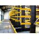 Powder Coating Cantilever Steel Storage Racks , Heavy Duty Cantilever Racks