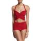 Discount Red color luxury pool party swimwear ladies swimsuit for women
