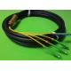 SC/APC Connector 4 Cores 1310nm 5.0m fiber optic Pigtails