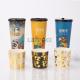 32oz super big single wall hot paper cup disposable milk tea paper cups can be made into blind boxes