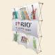 3x3 Vivi Vertical Pop Up Banner With Plastic Hanger Strong Square Profile