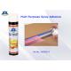 Professional Multi Purpose Spray Adhesive for Fabric / Wood / Glass , Acrylic Material