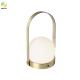 Led Iron And Glass White / Gold / Black Bedside Table Lamp For Bedroom