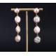 Vintage Circle Earrings For Women Irregular Baroque Pearl Earring Natural Baroque Pearl Earring Jewelry Set  Gift