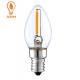 240V 220V Dimmable Led Edison Bulbs C7 E12 1W LED Filament Bulb