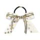 Elastic Band Hair Bow Ribbon Grosgrain Material Solid Color Cheer Style
