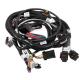 Customized Black Automotive Electrical Wiring Harness Loom Cable Assembly