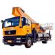 50m working height truck mounted crane with cradle for aerial work platform for sale