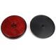 Screw Type Round Shape Truck Reflectors PMMA Material Red And Yellow Color