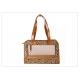  				Fashion Leopard Summer Mesh Handbag Dog Outdoor Portable Carrier 	        