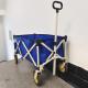 Collapsible Folding Wagon Cart Four Wheels Retractable Handle Heavy Duty Utility Hand Trolley